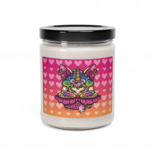 Rainbow Unicorn Cupcake - Scented Soy Candle 9oz, 5 Scents